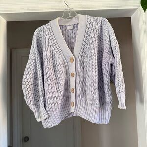 Babaa cotton cardigan no 18 violeta